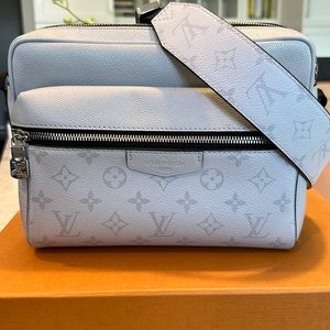 Louis Vuitton limited outdoor messenger bag, grey
